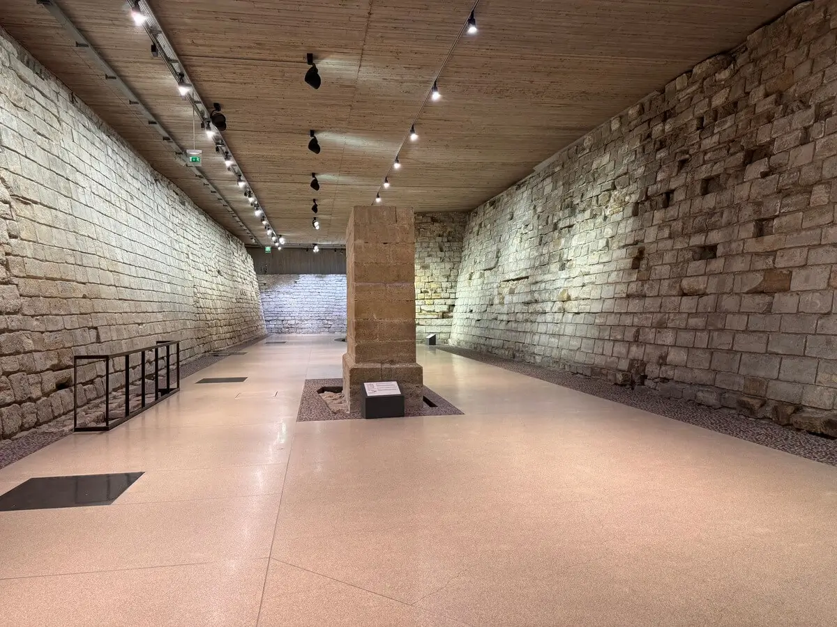 Louvre Museum - Underground Fortress Wall