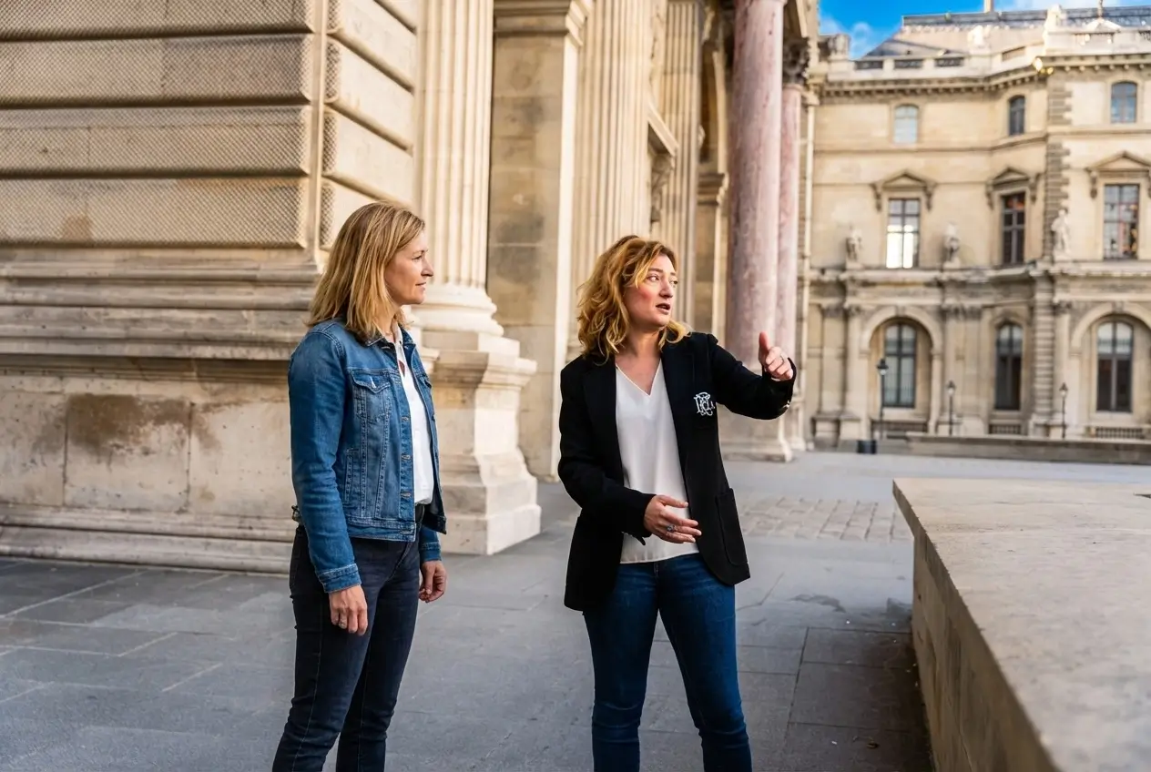 Louvre Museum - Explanations about Louvre Architecture by a Licensed Guide