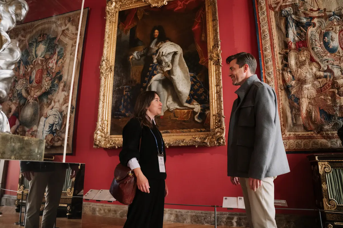 Louvre Museum - Louis XIV portrait painting by Hyacinthe Rigaud