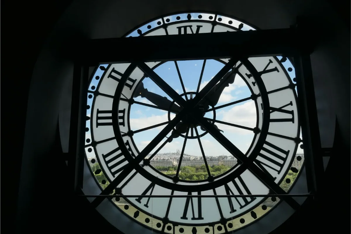 Orsay Museum - View on Paris Through the Clock