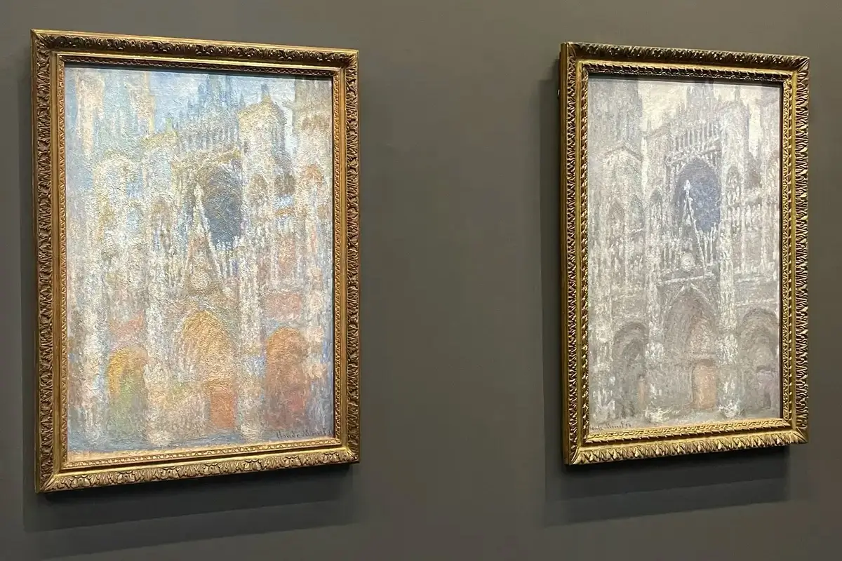 Orsay Museum - the Rouen Cathedral paintings by Monet