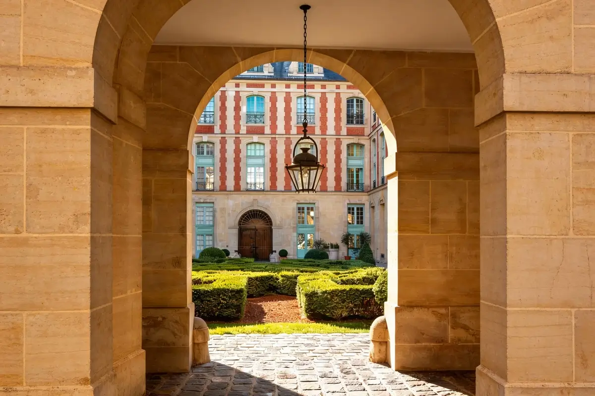 Marais District - Place des Vosges - Inner Courtyard