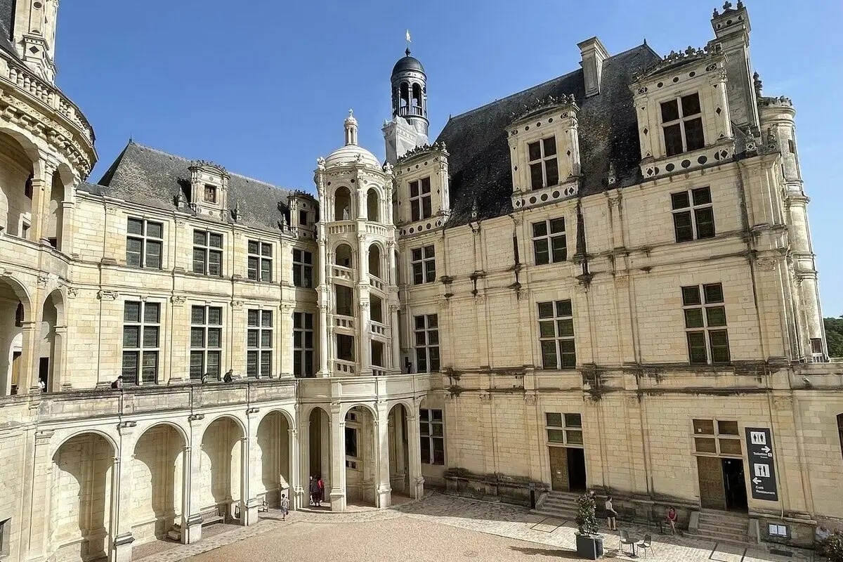 Chambord Castle Inner Courtyard