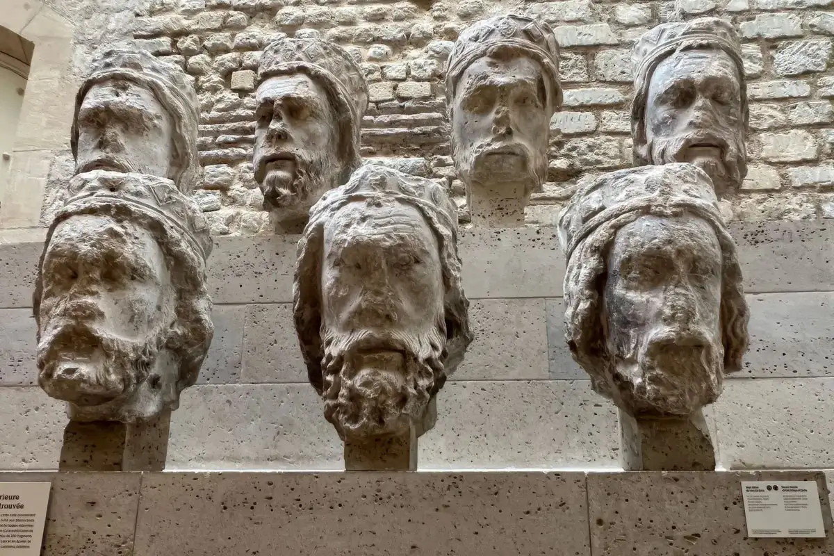 Cluny Museum - Medieval Sculptures - Gallery of the Kings of Judah