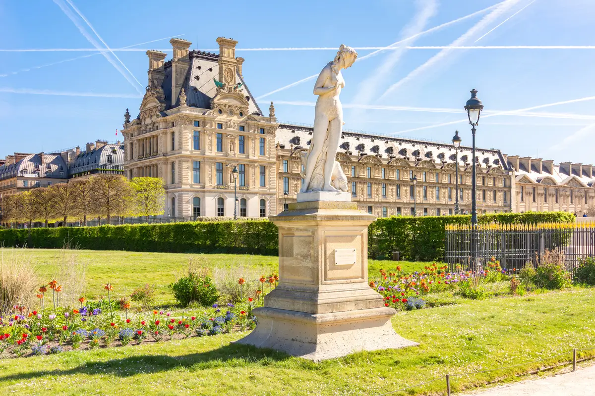Louvre Museum - Tuileries Gardens - Statue