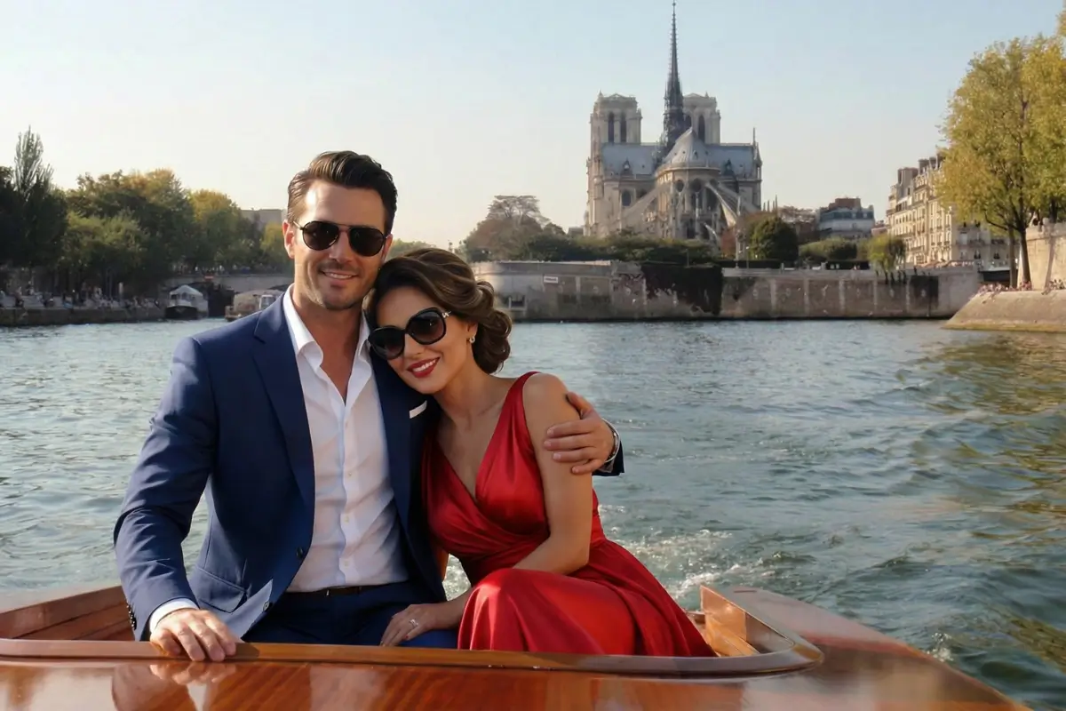 Paris Private Seine River Cruise - Vintage Riva Wood Yacht