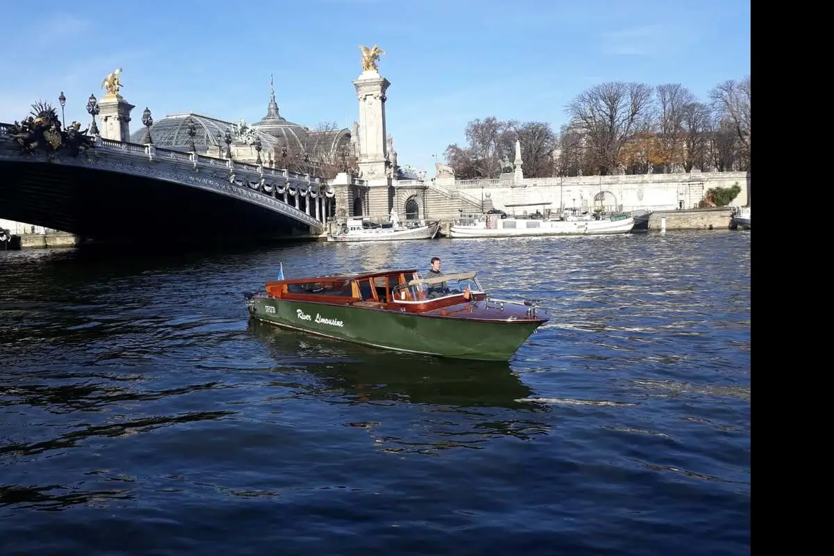Paris Private Seine River Cruise - Grand Palais and Alexandre III bridge
