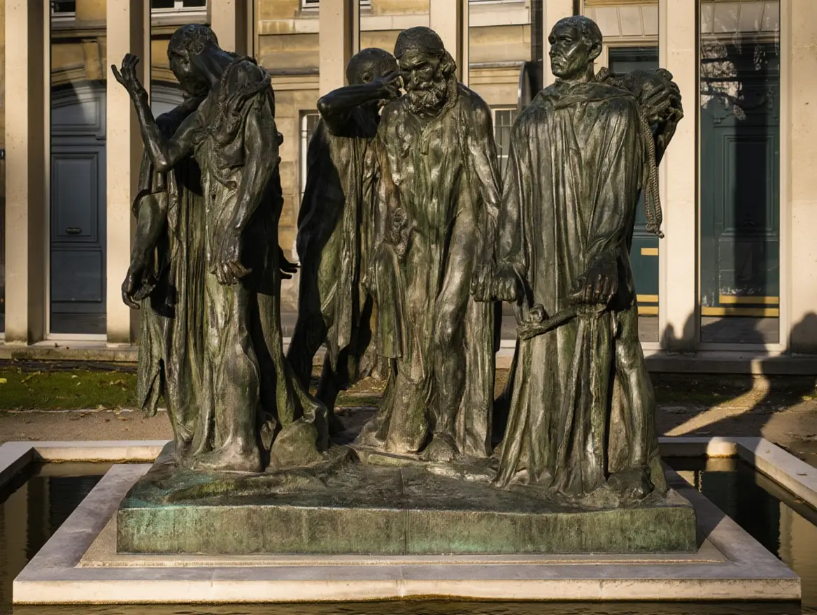 Rodin Museum in Paris - the Burghers of Calais