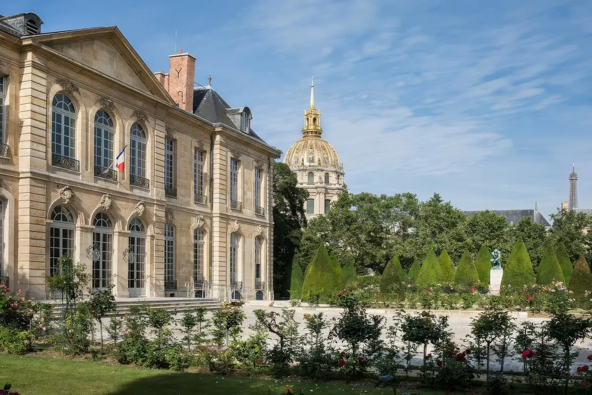 Rodin Museum - Paris - Main Building - View on Invalides