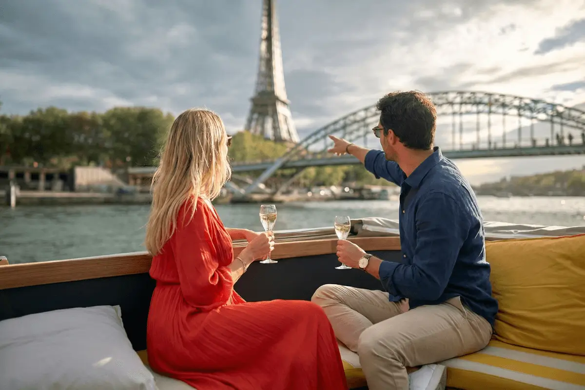 Private Seine River Boat Cruise - Romantic cruise with Eiffel Tower view