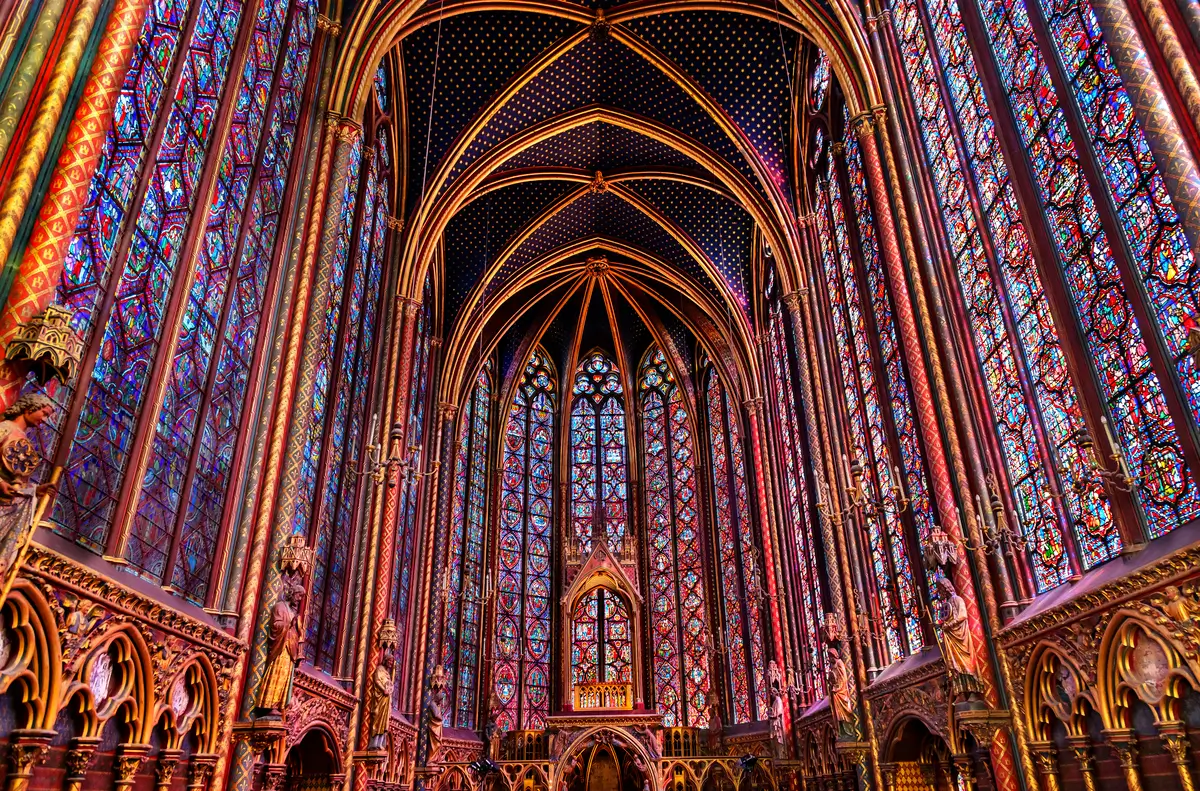 Sainte Chapelle - 1113 stained glasses in total