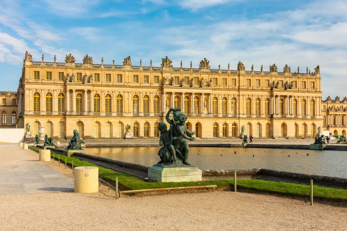 Versailles Castle - Facade Overview from the Gardens